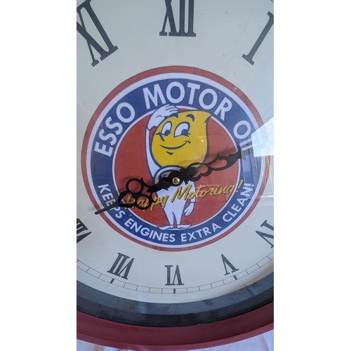 61 - Esso Andy Clock - 54cm Diameter