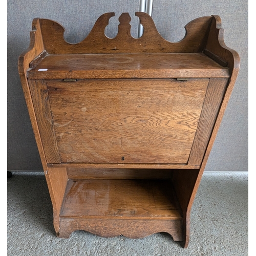 924 - Antique Students Bureau Bookcase - 88 x 60 x 28cm