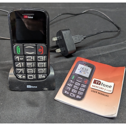 1508 - A Large Button Mobile Phone - With SOS Emergency Button - Mercury2 TT200