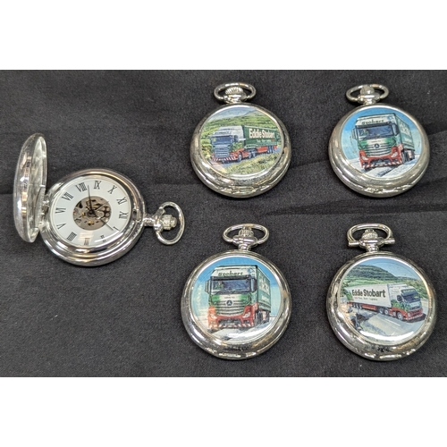 201 - 5 Eddie Stobart Pocket Watches