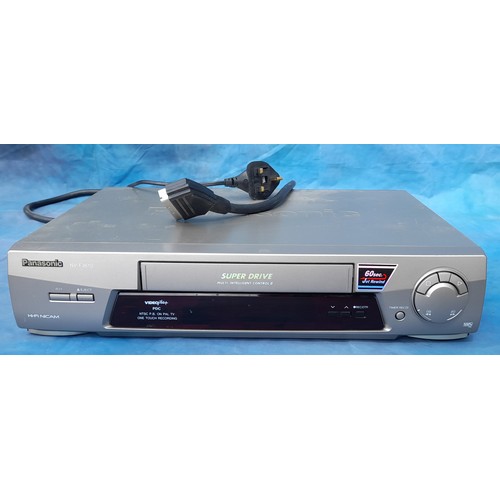 1524 - Panasonic Superdrive Video Plus, Hi-Fi Nicam VHS Player - Model No. NV-FJ610