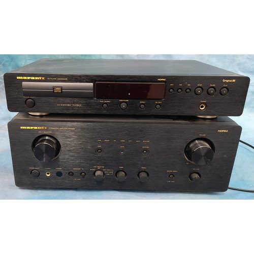 1526 - Marantiz CD Player - Model No. CD60000SE & Marantiz Integrated Amplifier PM7000