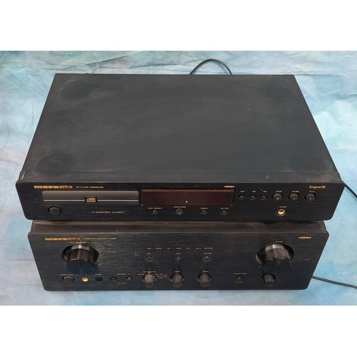 1526 - Marantiz CD Player - Model No. CD60000SE & Marantiz Integrated Amplifier PM7000