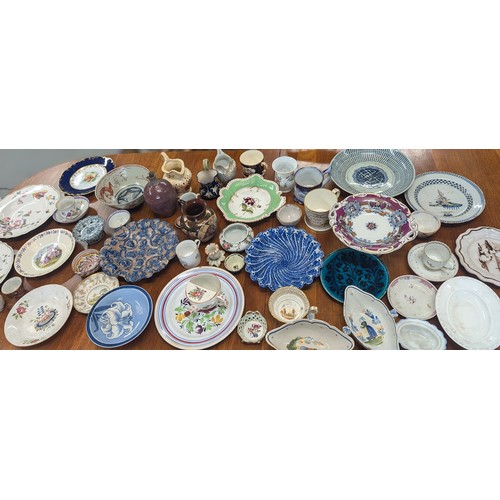 768 - A Large Selection Of Antique China And Porcelain Including: Bernard Palissy; Royal Doulton Dish; Maj... 