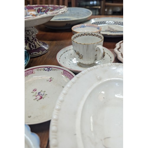 768 - A Large Selection Of Antique China And Porcelain Including: Bernard Palissy; Royal Doulton Dish; Maj... 