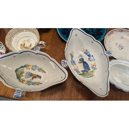 768 - A Large Selection Of Antique China And Porcelain Including: Bernard Palissy; Royal Doulton Dish; Maj... 