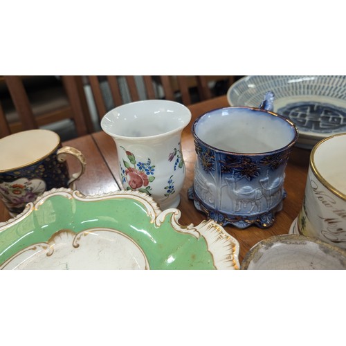 768 - A Large Selection Of Antique China And Porcelain Including: Bernard Palissy; Royal Doulton Dish; Maj... 