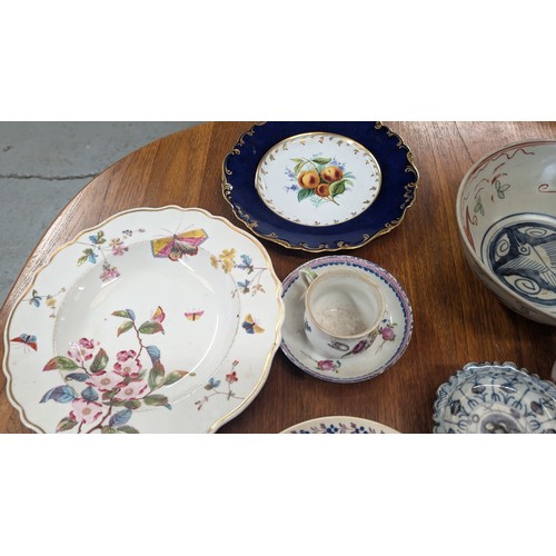 768 - A Large Selection Of Antique China And Porcelain Including: Bernard Palissy; Royal Doulton Dish; Maj... 