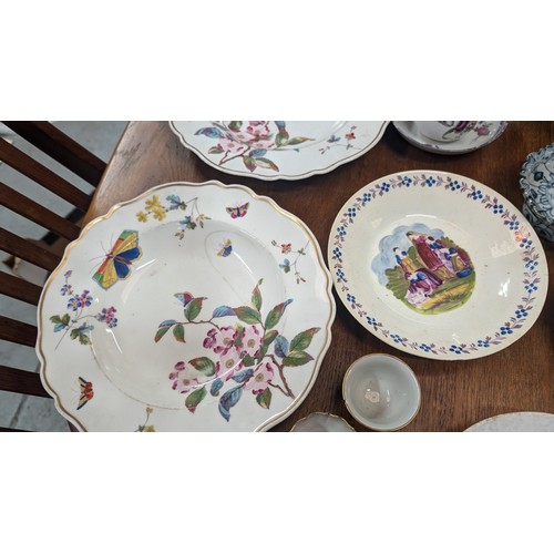 768 - A Large Selection Of Antique China And Porcelain Including: Bernard Palissy; Royal Doulton Dish; Maj... 