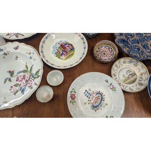 768 - A Large Selection Of Antique China And Porcelain Including: Bernard Palissy; Royal Doulton Dish; Maj... 