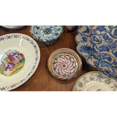 768 - A Large Selection Of Antique China And Porcelain Including: Bernard Palissy; Royal Doulton Dish; Maj... 