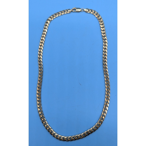 203 - A Heavy 9ct Gold Necklace - 47gms