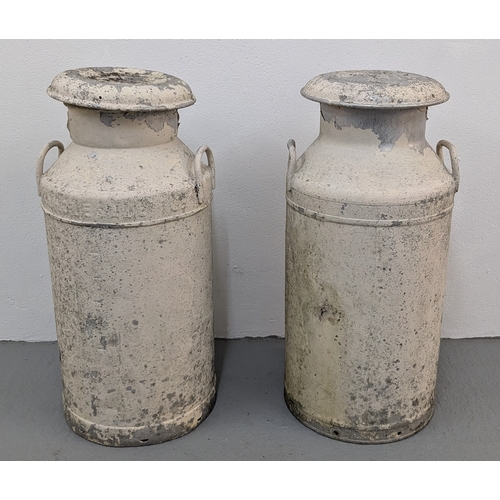 963 - A Pair Of Milk Churns - 'United Dairies'