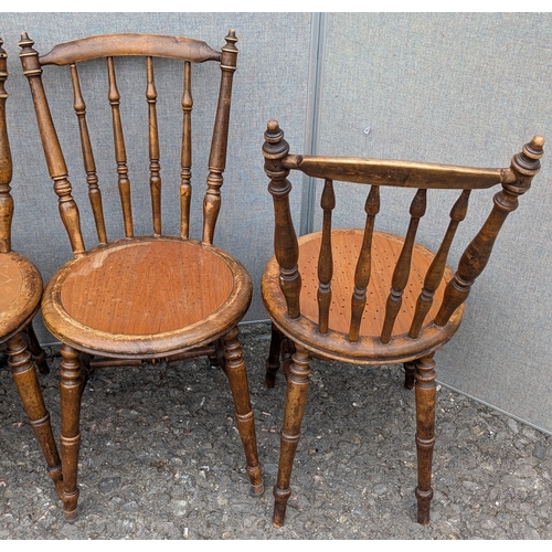 770 - A Set Of Victorian Bent Wood Chairs