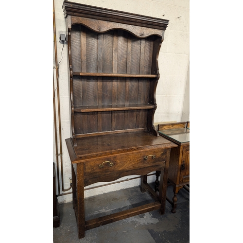 46 - A Georgian Style Oak Dresser