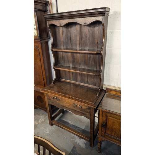 46 - A Georgian Style Oak Dresser