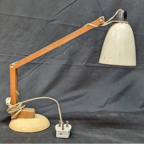 136 - Vintage 1950's Maclamp Desk/Table Anglepoise Lamp - By Terrance Conran For Habitat