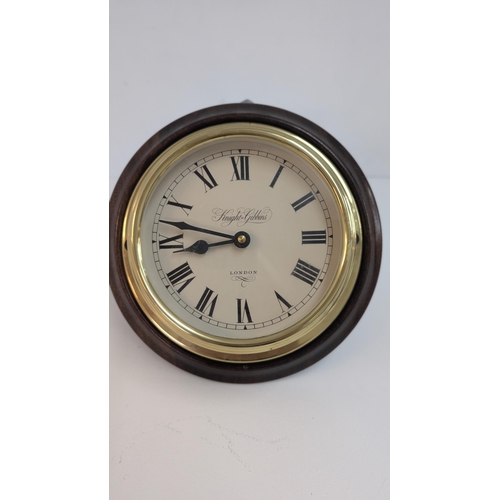 624 - Knight and Gibbins Ships Wall Clock