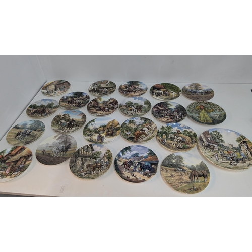 630 - A Large Collection of Royal Doulton and Wedgewood Limited Edition Collectors Plates and another:
Wed... 