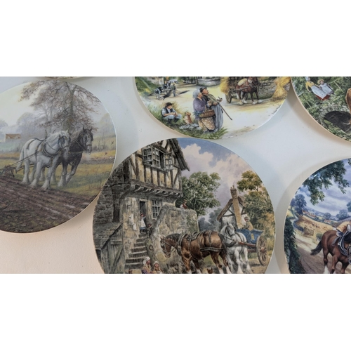 630 - A Large Collection of Royal Doulton and Wedgewood Limited Edition Collectors Plates and another:
Wed... 