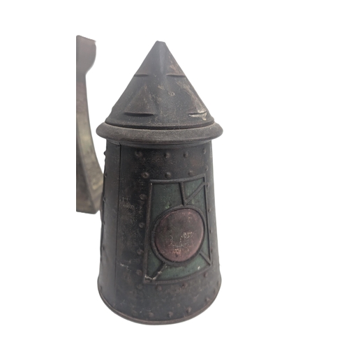 92 - Huntley and Palmer Biscuit Tin Circa 1911 in the form of a Lantern approx. 24cm High