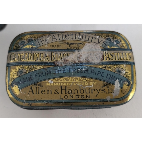 93 - Antique and Vintage Tins including:
- Slippery Elm Food for Infants Tin Circa 1910-1920 . 19cm Tall.... 