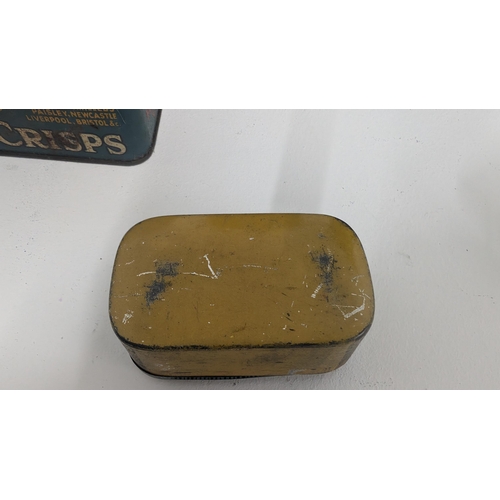 93 - Antique and Vintage Tins including:
- Slippery Elm Food for Infants Tin Circa 1910-1920 . 19cm Tall.... 