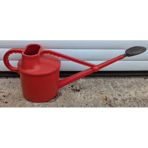 866 - Folding Garden Bin With Pot Movers, Watering Can, Fuel Can And More