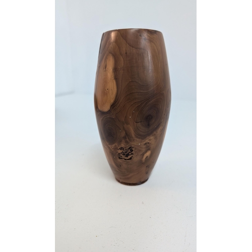 120 - Carved Wooden Items Including: Kauri Rimmed Bowl - 12 x 4cm - Glow Finish Australia; Small Rough Car... 