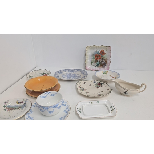 784 - A Quantity Of Antique China Including: Royal Staffordshire Butter Dish Base; Old English Johnson Bro... 