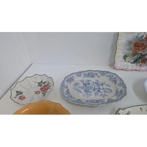 784 - A Quantity Of Antique China Including: Royal Staffordshire Butter Dish Base; Old English Johnson Bro... 