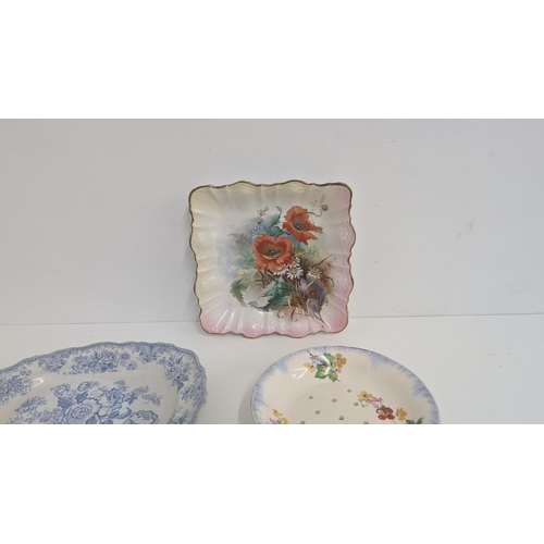 784 - A Quantity Of Antique China Including: Royal Staffordshire Butter Dish Base; Old English Johnson Bro... 