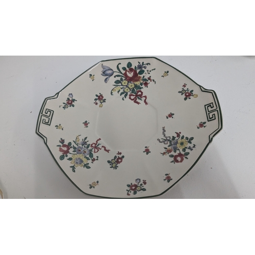 784 - A Quantity Of Antique China Including: Royal Staffordshire Butter Dish Base; Old English Johnson Bro... 