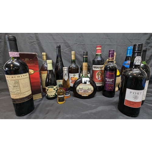 200A - Selection Of Mixed Wines And Liqueurs - 16 In Total