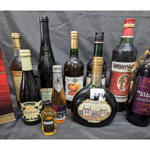 200A - Selection Of Mixed Wines And Liqueurs - 16 In Total