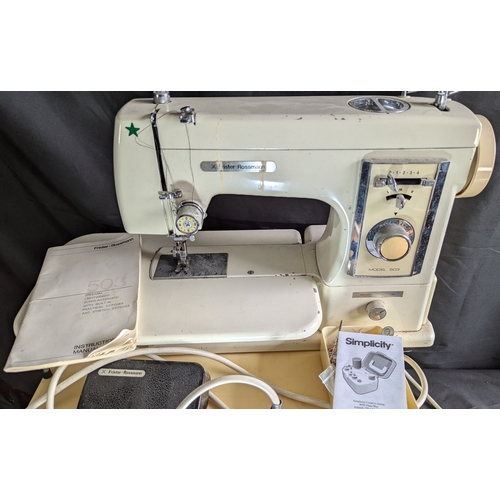 977 - Frister & Rossman  503 Sewing Machine In Plastic Case