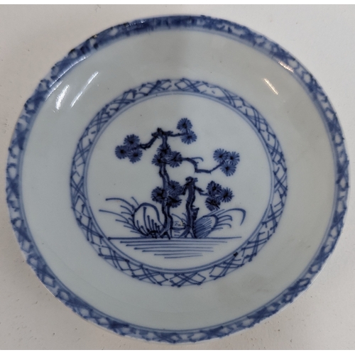 2 - Part of the Nan King Cargo  Chinese Porcelain Tea Bowl and Saucer with Christies Label to Underside