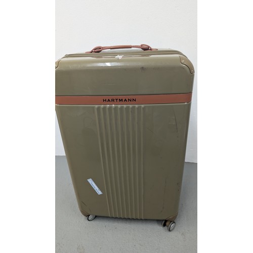 139 - Genuine Hartman Hard Shell Suitcase - Lightweight.  Approx 82cm High, 28cm Depth, 50cm Wide.  With C... 