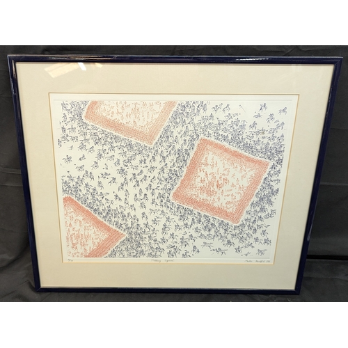 8 - 'Military Squares' - A Limited Edition Intaglio And 1981 Martin Handford Coloured Etching - Signed 3... 