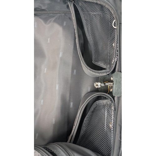 140 - A Dakota Large Black Rolling Garment/ Wardrobe Bag.  Excellent Condition.  Approx 60cm Tall, 60cm Wi... 