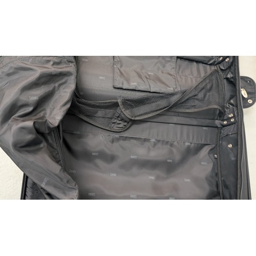 140 - A Dakota Large Black Rolling Garment/ Wardrobe Bag.  Excellent Condition.  Approx 60cm Tall, 60cm Wi... 