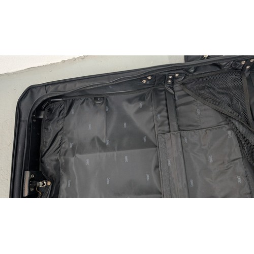 140 - A Dakota Large Black Rolling Garment/ Wardrobe Bag.  Excellent Condition.  Approx 60cm Tall, 60cm Wi... 