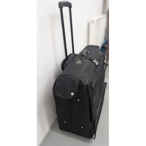 140 - A Dakota Large Black Rolling Garment/ Wardrobe Bag.  Excellent Condition.  Approx 60cm Tall, 60cm Wi... 