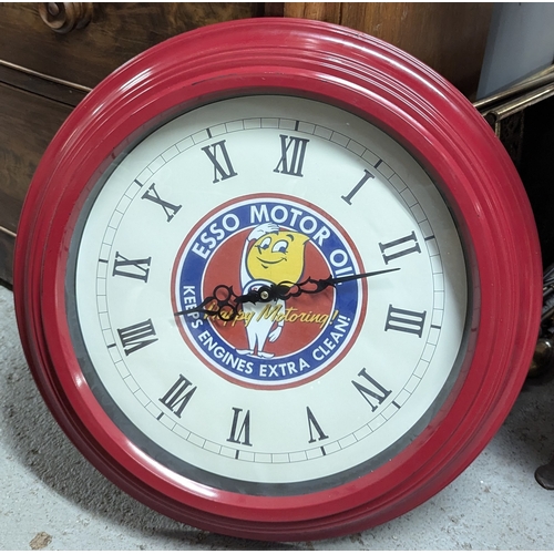 61 - Esso Andy Clock - 54cm Diameter