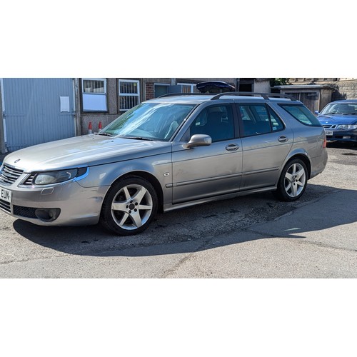 801 - SAAB 9-5 Liner Sport TID 2Ltr Diesel Estate with MOT to 12.09.2024. 131000 Miles. Registration WK55 ... 