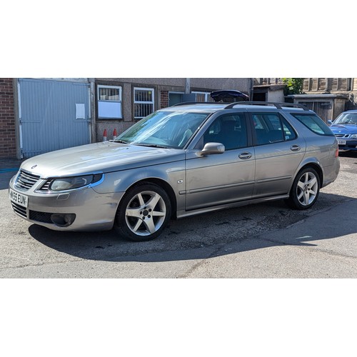 801 - SAAB 9-5 Liner Sport TID 2Ltr Diesel Estate with MOT to 12.09.2024. 131000 Miles. Registration WK55 ... 