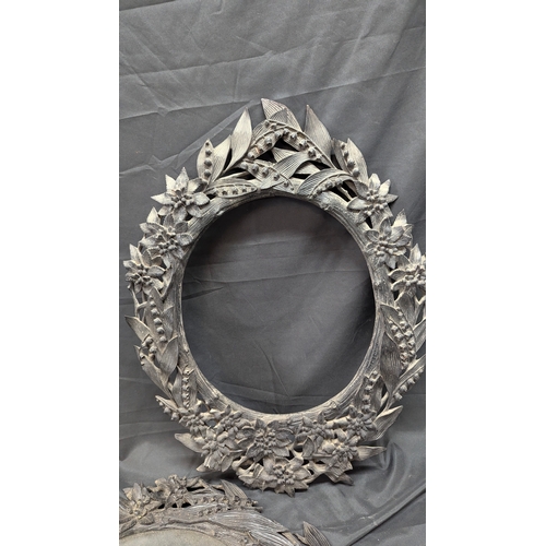 88 - A Pair of Victorian Picture Frames ( one missing glass) 62cm x 48cm