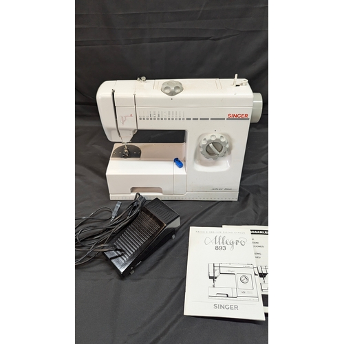 1019 - A Singer - Silver Line Sewing Machine