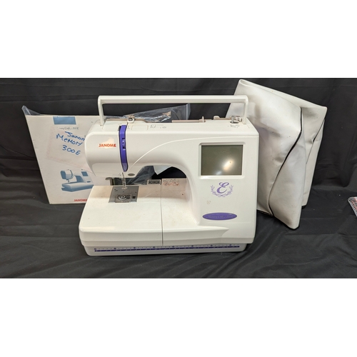 1015 - A Janome Memory Craft 300E Sewing Machine