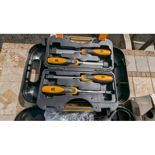 Black & Decker Jigsaw And Scorpion Saw And JCB Chisel Set